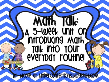 Preview of Math Talk Moves: A 5 Week Unit on Introducing Math Talk into your Routine!