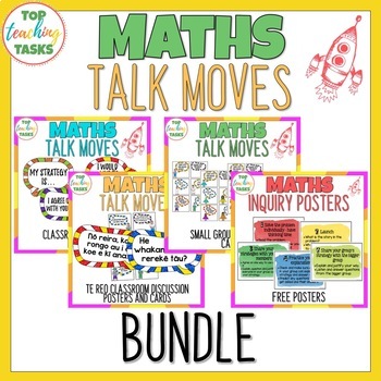 Preview of Math Talk Moves Resource Bundle
