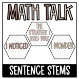 Math Talk Posters - Accountable Talk Display Classroom Dec