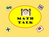 Math Talk Word Vocab