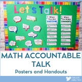 Math Accountable Talk and Math Discussion Questions Bullet