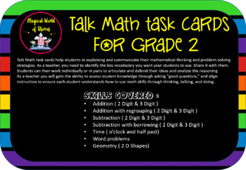 Preview of Math Talk for Mathematical thinking