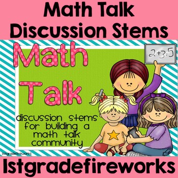 Preview of Math Talk...Discussion Stems for a Math Talk Community