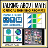 Math Talk Slides - Visual Open-Ended Prompts - Critical Th