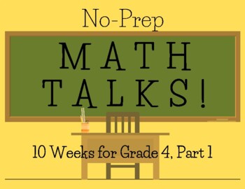 Math Talks for 4th Grade- PART 1 by Gray Rose Teaching | TpT