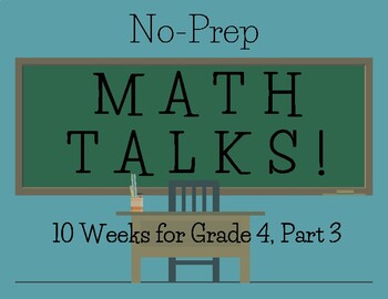 Math Talks for 4th Grade--PART 3 by Gray Rose Teaching | TpT