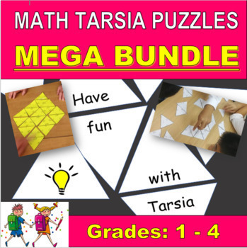 Preview of Math Tarsia BUNDLE | 13 Math Puzzles