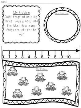 Preview of Math Task: Addition and Subtraction Story Problems