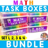 Math Task Boxes - Set 1, 2, 3 &4