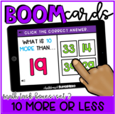 Math Task Boxes Set 3 Boom Cards™: 10 More or Less