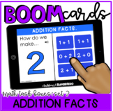 Math Task Boxes Set 3 Boom Cards™: Addition Facts