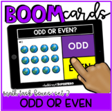 Math Task Boxes Set 3 Boom Cards™: Odd or Even