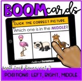 Math Task Boxes Set 3 Boom Cards™: Positions: Left, Right, Middle