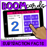 Math Task Boxes Set 3 Boom Cards™: Subtraction Facts