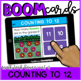 Math Task Boxes Set 4 Boom Cards™: Counting to 12