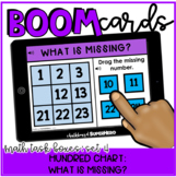 Math Task Boxes Set 4 Boom Cards™: Hundreds Chart (What is