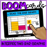 Math Task Boxes Set 4 Boom Cards™: Interpreting Bar Graphs