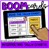 Math Task Boxes Set 4 Boom Cards™: Interpreting Tally Charts