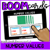 Math Task Boxes Set 4 Boom Cards™: Number Values