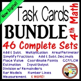 Math Task Card BUNDLE 49 Sets Over 1100 cards Math Activit