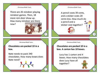 Math Task Cards by Scienceedu | Teachers Pay Teachers