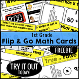 Math Task Cards 1st Grade FREE