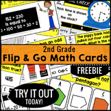 Math Task Cards 2nd Grade FREE