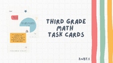 3rd Grade Math Task Cards 3.NBT.1 (Rounding) Bright Boho