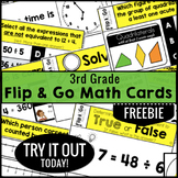 Math Task Cards 3rd Grade FREE