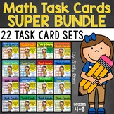 Math Task Cards Bundle for 4th Grade and 5th Grade | Math 