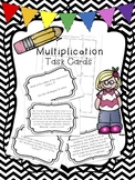 Math Task Cards | Multiplication