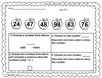 Math Tasks (2nd Grade Set #2) by Stuckey in Second | TpT