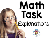 Math Tasks Explanations FREE