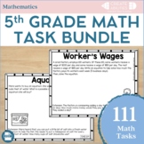 Math Tasks Bundle 5th Grade
