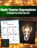 Math Teams: Expressions - Identify Terms, Variables, Coeff