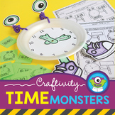 Math Telling Time Clock Craftivity + Flash Cards
