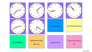 Math Telling Time Warm Up Activity By Melissa Schamper Tpt