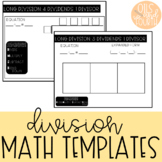 Math Templates: Division