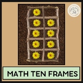 Math Ten Frames - Nature Inspired Preschool Loose Parts Pl