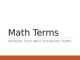 Math Terms
