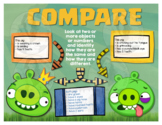 Math Vocabulary Terms & Definitions Fun ANGRY BIRDS Themed