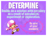 Math Terms & Definitions Fun SUPER MARIO Video Game Themed