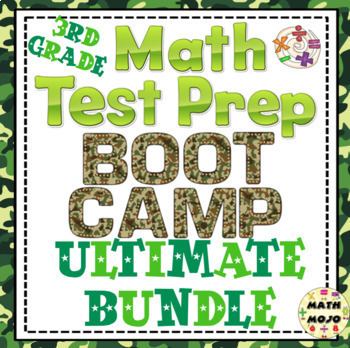 Preview of Math Test Prep - 3rd Grade Boot Camp Ultimate Bundle