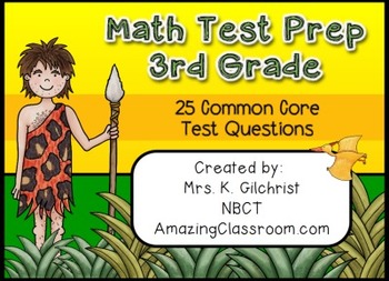 Preview of Math Test Prep 3rd Grade Promethean ActivInspire Flipchart