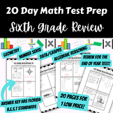 Math Test Prep- 6th Grade Spiral Review (Florida B.E.S.T. 