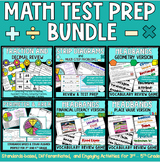 3-5 Grade End of Year Test Prep Bundle, Strip Diagrams, Fr