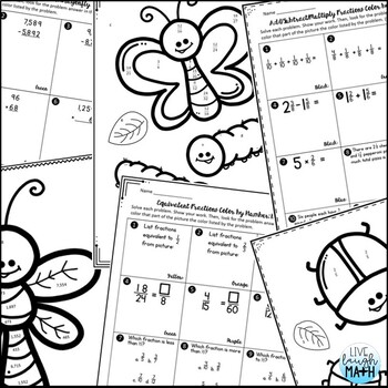 Download 4th Grade Math Review: Coloring Activities for Test Prep or Distance Learning