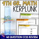 4th Grade MATH Test Prep Review Game: Fractions, Decimals,