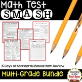 Math Test Prep Review Bundle - Grades 3-5 - 15 Days of Dai