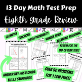 Math Test Prep Pre-Algebra Review- 8th Grade (Florida B.E.